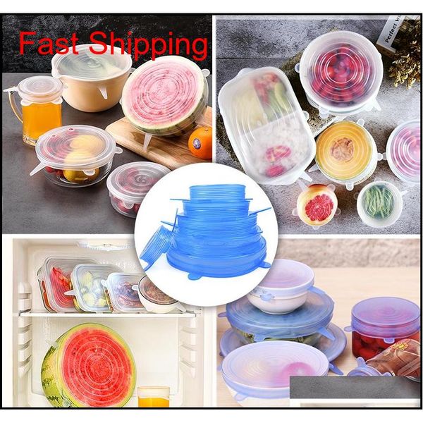 

reusable fresh keeping seal covers compression universal sile stretch lids kitchen accessorie qylqbi dh_seller2010