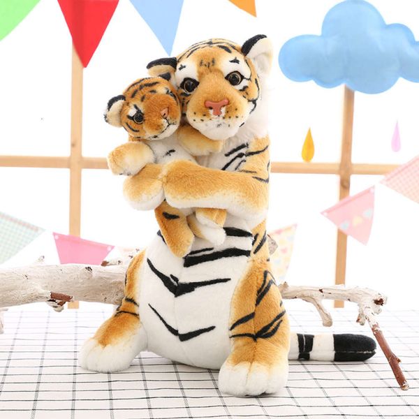 

plush toy new mother child cute creative doll tiger gift