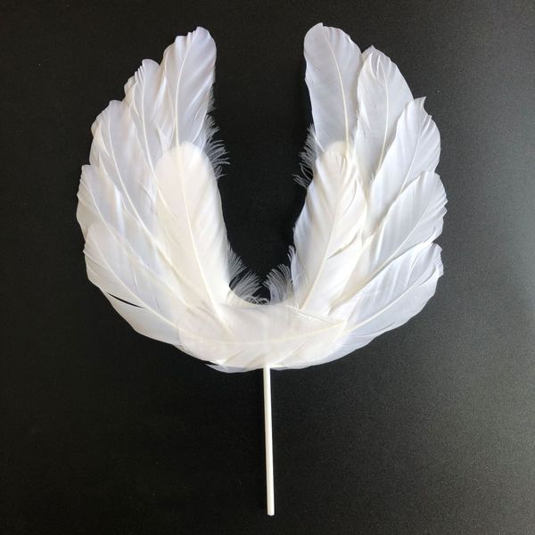 

kdgxn new small angel beautiful natural decorative size 16*18cm new wings angel wings feather natural cake decorative beautiful small size f