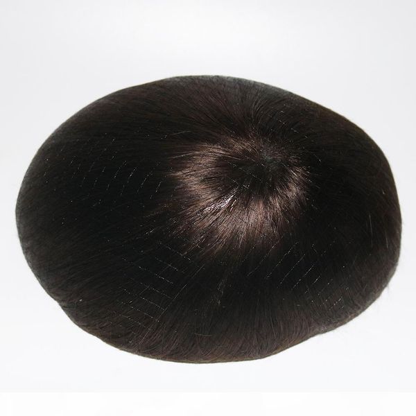 

mens hairpieces toupee super invisible thin skin natural black mens toupee hair replacement systems for hair lost and bald fast shipment