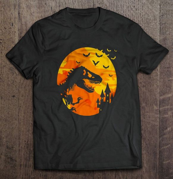 

t-rex moon castle halloween men t-shirt s-3xl vintage graphic tee shirt sport hooded sweatshirt hoodie
