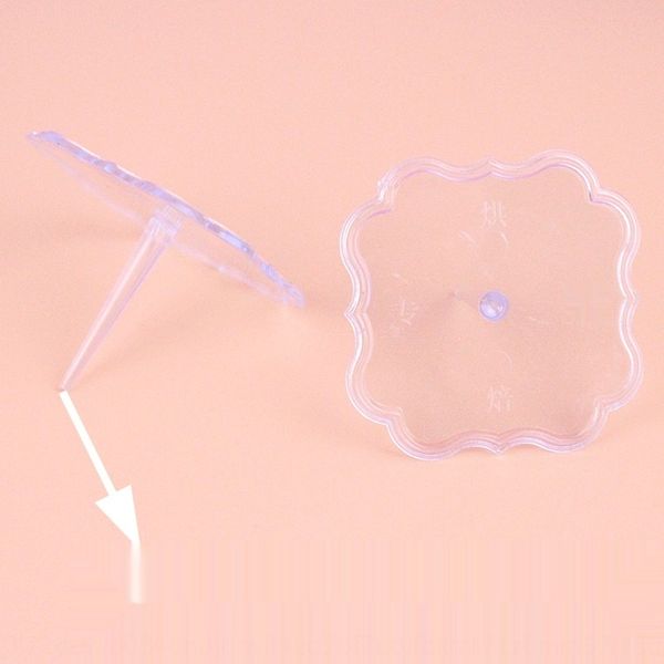 

100 pieces of decoration bottom supportdisposable baking ornament base batchhair 100 pieces of cake decoration plastic tray traycake traybot