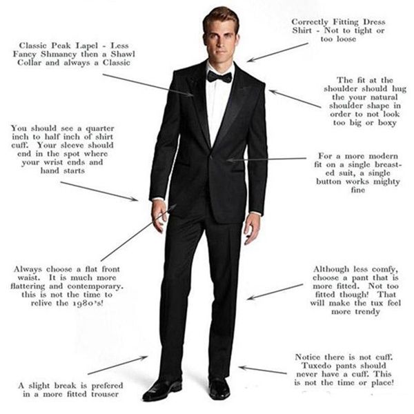 Mais recentes ternos brancos para casamento smoking noivo usar preto pico lapela padrinhos roupa homem blazers três peças suit253u