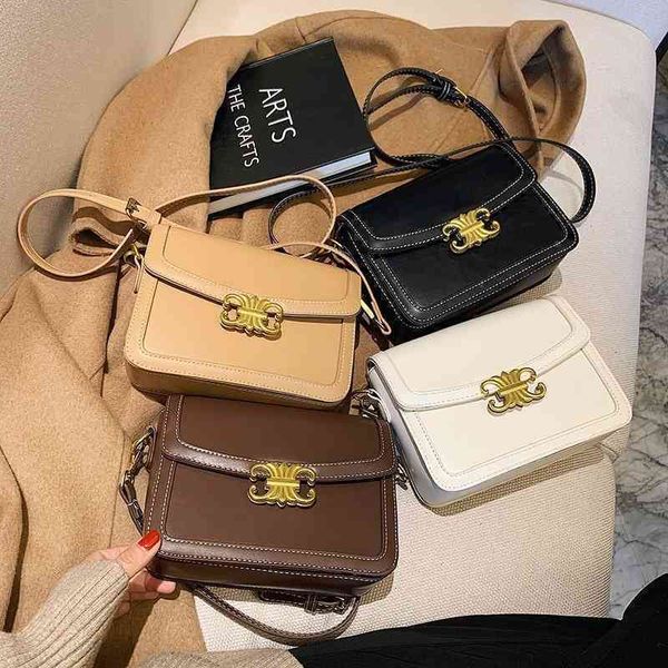 

2022 latest handbag factory store single shoulder sen series simple small square red style single shoulder
