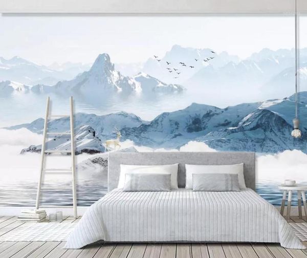 

wallpapers [self-adhesive] 3d on the clouds 14873 wall paper mural print decal murals1