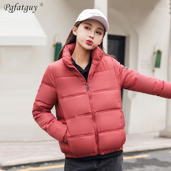 

winter jacket women coats new female down cotton jackets padded thick jackets student parkas 2018 female outerwear lady clothing1, Black