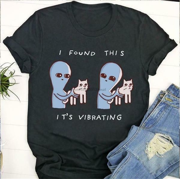 

alien and cats i found this it&rsquos vibrating men t-shirt s-3xl tee tshirt tee shirt sport hooded sweatshirt hoodie