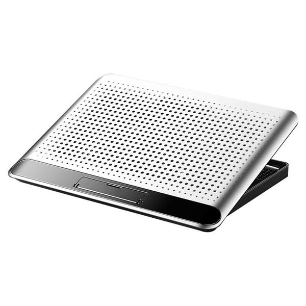 

low noise height adjustable radiator dc 5v lapcooling pad computer accessories dual usb port aluminum alloy notebook stand