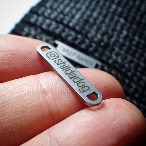 

custom name labels clothing accessories stainless steel with your sewing metal nameplates jewelry customized tags bff, Golden;silver