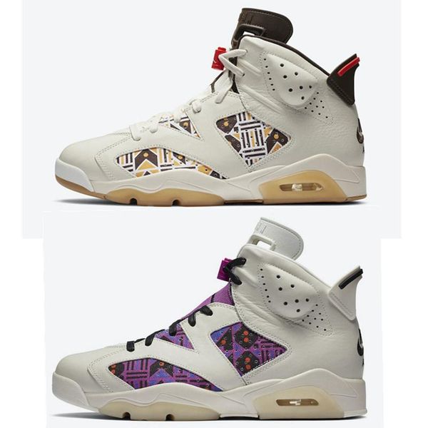 

2020 новый 6 quai 54 mens basketball обувь хаки violet 6s мужчины женщины тренеры спорт кроссовки размер 36-46, White;red