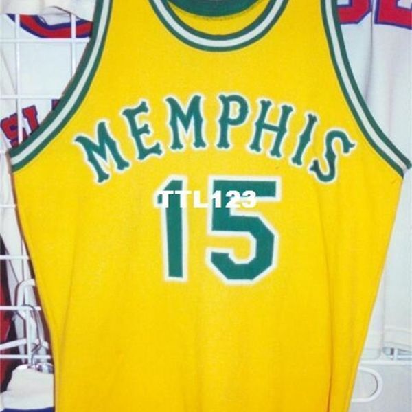 

vintage men memphiss #15 dick bosak 1972-74 home retro mesh fabric full embroidery size s-4xl or custom any name or number college jersey, Black