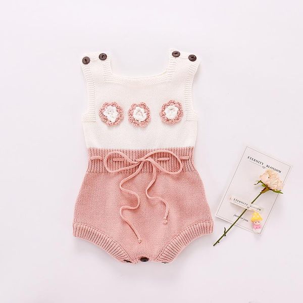 

0-18m winter warm knitted sweater bodysuit for baby girl elegant cute sweet knitwear lovely romper newborn clothing outfit, Blue