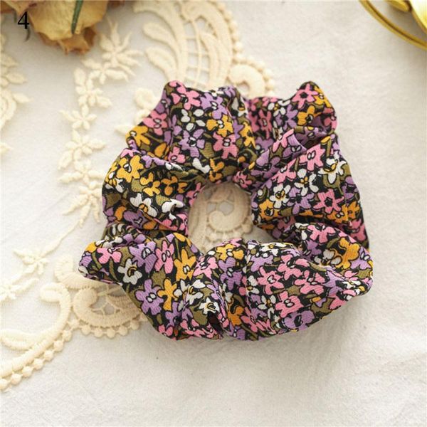 

vintage flower hair band girls floral ponytail holder elastic hair rope ring fashion women hairband headband hair accessories q sqckrk