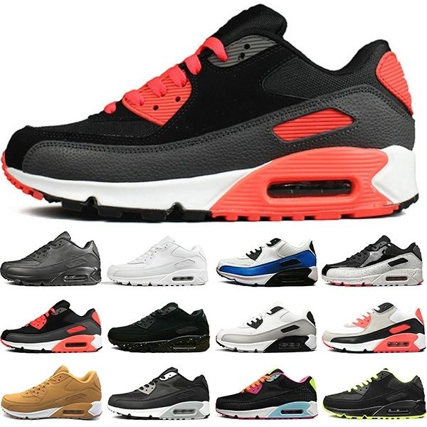 

classic running shoes mens trainers triple black white blue grey surface breathable men women sneakers sports size 36-45