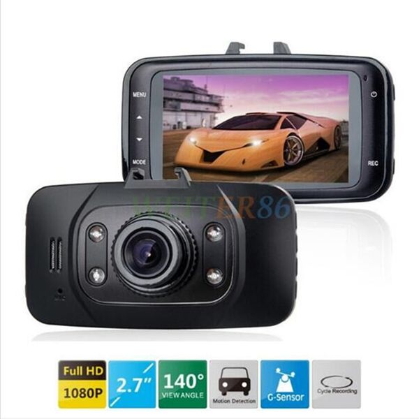 

wholesale gs8000l car dvr vehicle hd 1080p camera video recorder dash cam g-sensor hdmi car recorder dvr black gifts box factory price