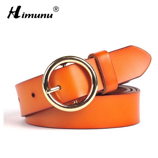 

himunu] натуральные кожаные ремни для женщин золотой pin-код пряжки водяной пленки женщины модный пояс, Black;brown
