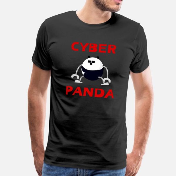 

cyber ​​panda футболка топ черный модные tracksuit толстовка толстовка