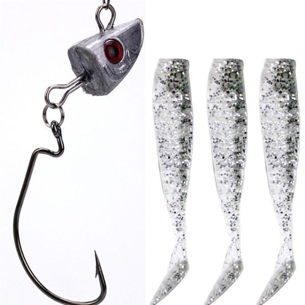 

jig head soft bait 9cm/15g 11cm/25g fishing lures diy lead head jigging fish sea bass lure fishin qyluav