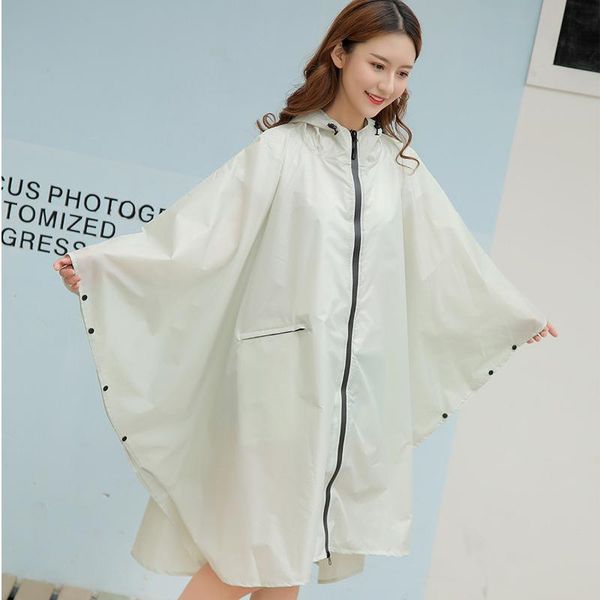 

fashion women men eva transparent raincoat portable outdoor travel rainwear waterproof camping hooded ponchos plastic rain cover bbywxv