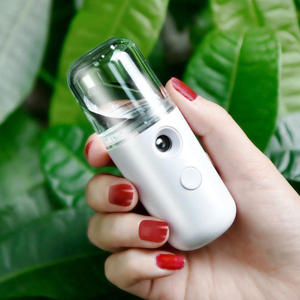 

electric massagers 30ml mini nano facial sprayer usb nebulizer face steamer humidifier hydrating anti-aging wrinkle women beauty skin care t