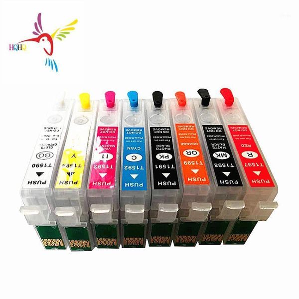 

4pcs/set t1591-t1599 refill ink cartridge for r2000 desk printer with permanent arc chip auto reset t1591-t15991 kits