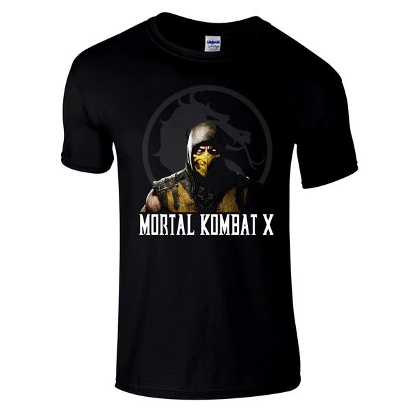 

mortal kombat x premium t shirt fighting game memorabilia scorpion summer o neck tee tee sport hooded sweatshirt hoodie