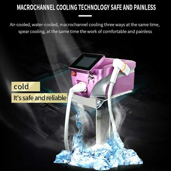 

3 длина волны 808nm портативный лазерный диод красота машины для удаления волос с 20 миллионов выстрелов