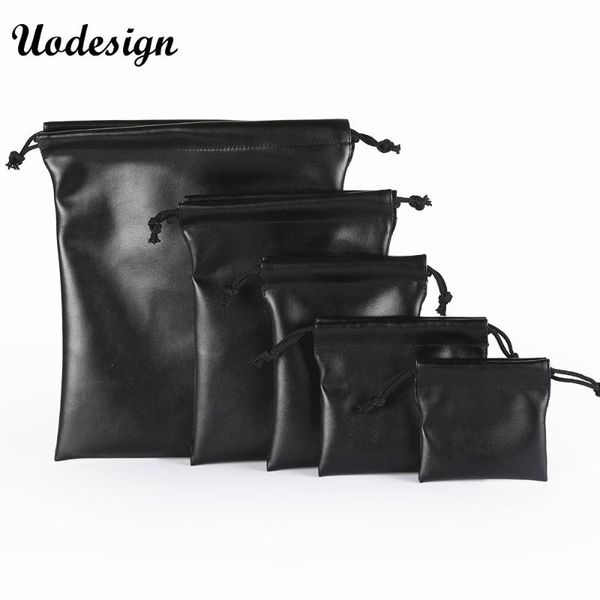 

10pcs 7*8cm,9*9cm,11*12cm,15*20cm pu leather adjustable jewelry packing drawstring storage bag drawable organza pouch gift pouch, Pink;blue