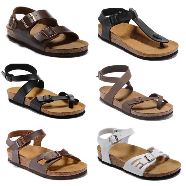 

fashion able comfortable cork slippers for men women casual shoes bone earth color brown desert sand color non-slip resin beach sandals tric, Black