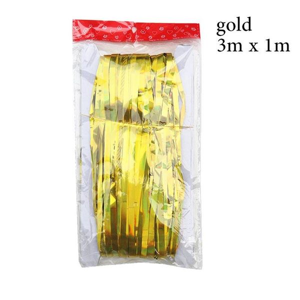 

2 gold foil fringe curtain birthday p background shiny metallic tinsel curtain for wedding party decoration supplies s6xn qylzym