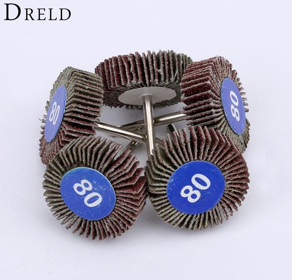 

tools 5pcs dremel accessories sandpaper sanding flap polishing wheels sanding disc set shutter polishing wheel for rotary power tools