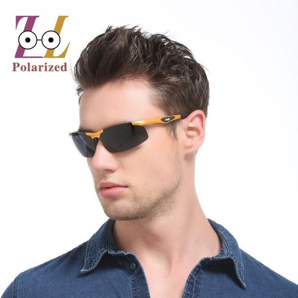 

sunglasses men's aluminum magnesium polarized sports anti glare driving sun glasses night vision day and glasses1, White;black