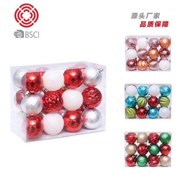 

christmas decoration christmas tree hanging 8cm/24pc special-shaped ball set1