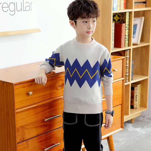 

boys' zhongda autumn winter 2020 new plush thickened sweater children's warm k7yk, Blue