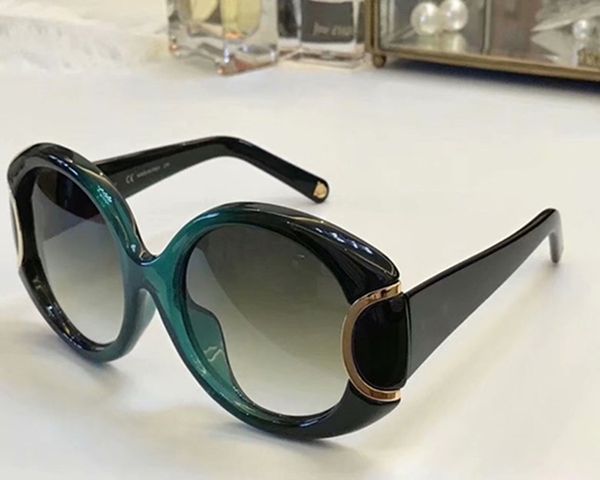 

2021 women sunglasses pc full frame luxury designer women sunglasses gradient color frame personality fashionable sun glasses a1, White;black
