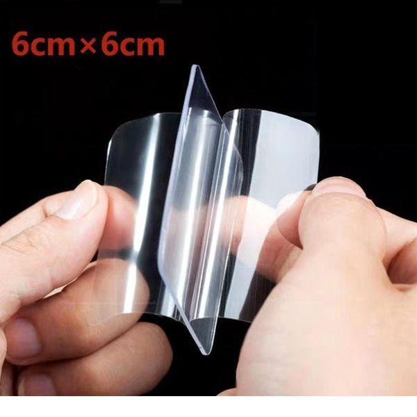 

1/5/10/20pcs double-sided transparent adhesive hook paste strong seamless tile hook bathroom supplies double-sided adhes wmtjmo