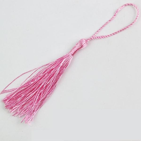 

100pcs dacron tassel pendant dacron chinese knot clothing curtain pendant accessories materials diy bookmark tassel 24color h qylhgj
