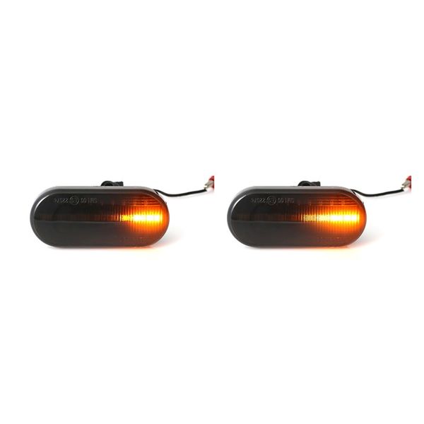 

2pcs led dynamic side marker turn signal light sequential blinker light for car