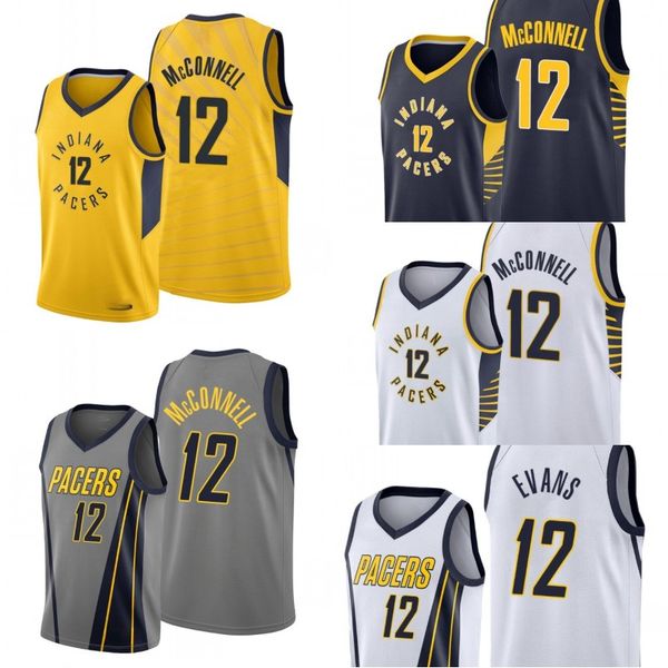 

indiana pacers men tyreke evans basketball jersey, Black