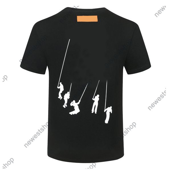 

2022 summer mens t shirts big letter print tshirts europe italy womens street casual cotton people t-shirts fashion designer t shirt, White;black
