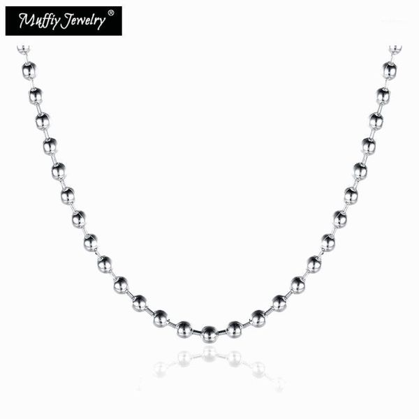 

chains 2mm pearl link chain, 925 sterling silver basic necklace glam jewelry fit pendant 2021 soul gift for men & women1