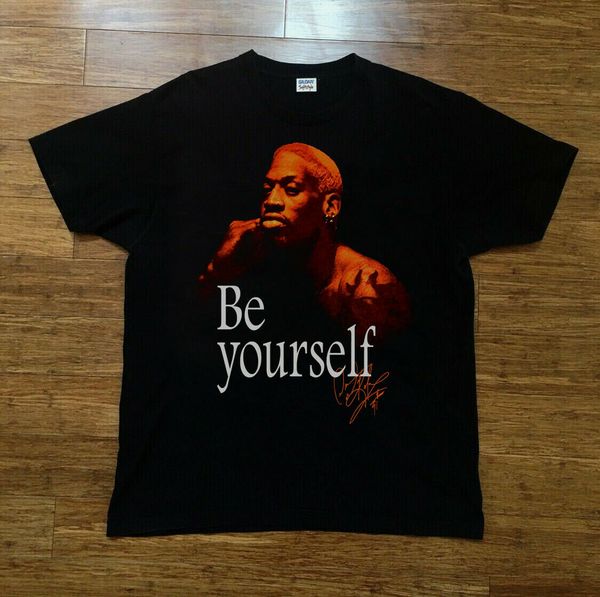 

dennis rodman be yourself tshirt sport hooded sweatshirt hoodie