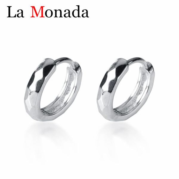 

hoop & huggie 2021 925 sterling silver cut arrow rhombus circle small round earrings for lady children girl kids jewelry aros artes, Golden;silver