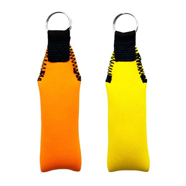 

2pcs rectangle neoprene floating keyring for boating yachting sailing