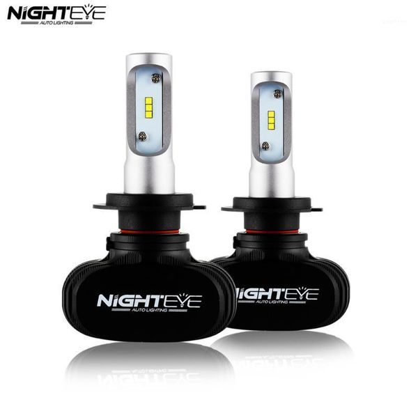 

nighteye car led headlight bulbs 50w 8000lm 6500k h4/9003/2 hi/lo 9006/4 beam lights ip68 h1 fog lamps h11 h7 led light1