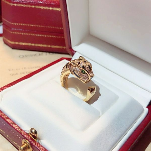 

3pz/lot wholesale fashion animal 316l titanium women's new brand jewelry stainless steel ring leo mens gold rings for women jewelries, Golden