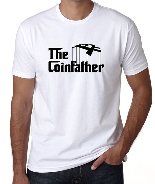 

summer cool tee shirt the coinfather funny parody crypto lover white men t-shirt funny t-shirt sport hooded sweatshirt hoodie