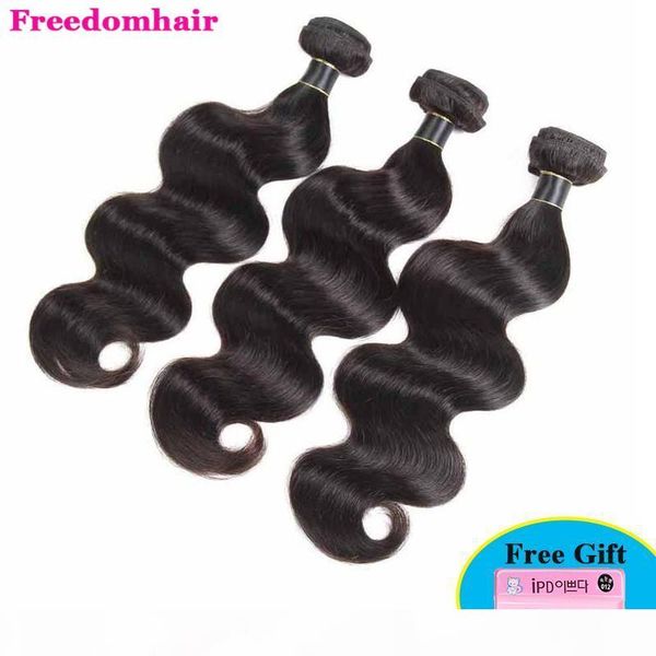 

perfect peruvian body wave hair weft 1pcs unprocessed body wave peruvian hair weave bundles body wave human hair extensions, Black