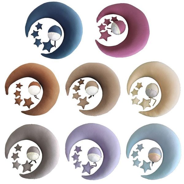 

baby hat posing beans moon pillow stars set newborn pgraphy props infants p shooting accessories lj201105