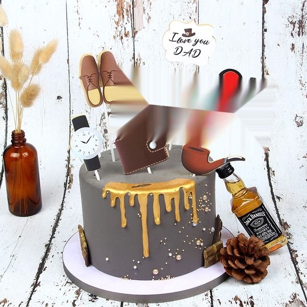 

7bje2 father's day dadi love father's decoration day plug-in for dad youcake cardbaby decoration dadi love youcake gift cardbaby g